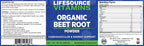 LifeSource Vitamins Polvo de Remolacha Orgánico - 284 g (10 oz)