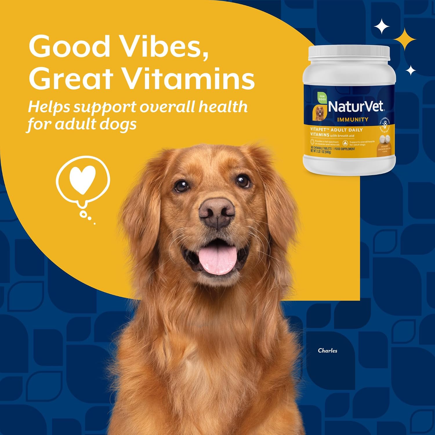 NaturVet Vita Pet Adult Plus Breath Aid - Comprimidos masticables de liberación prolongada para perros - 365 unidades