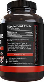 Pure Original Ingredients Vinagre de Manzana (365 Cápsulas) - Sin Rellenos, Siempre Puro, Verificado en Laboratorio