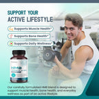 HarmoVira Liposomal HMB con Vitamina D3, K2 y Zinc – Fórmula Avanzada – 180 Cápsulas