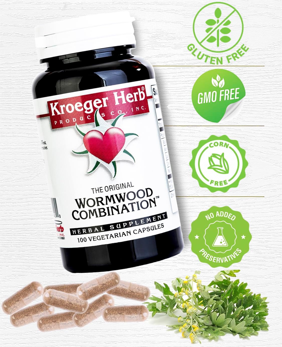 Kroeger Herb Wormwood Combination 100 Vcap6