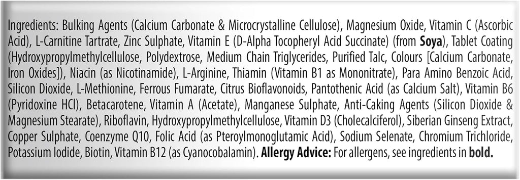 Vitabiotics Wellman - Multivitamínico para Hombres, 30 Comprimidos