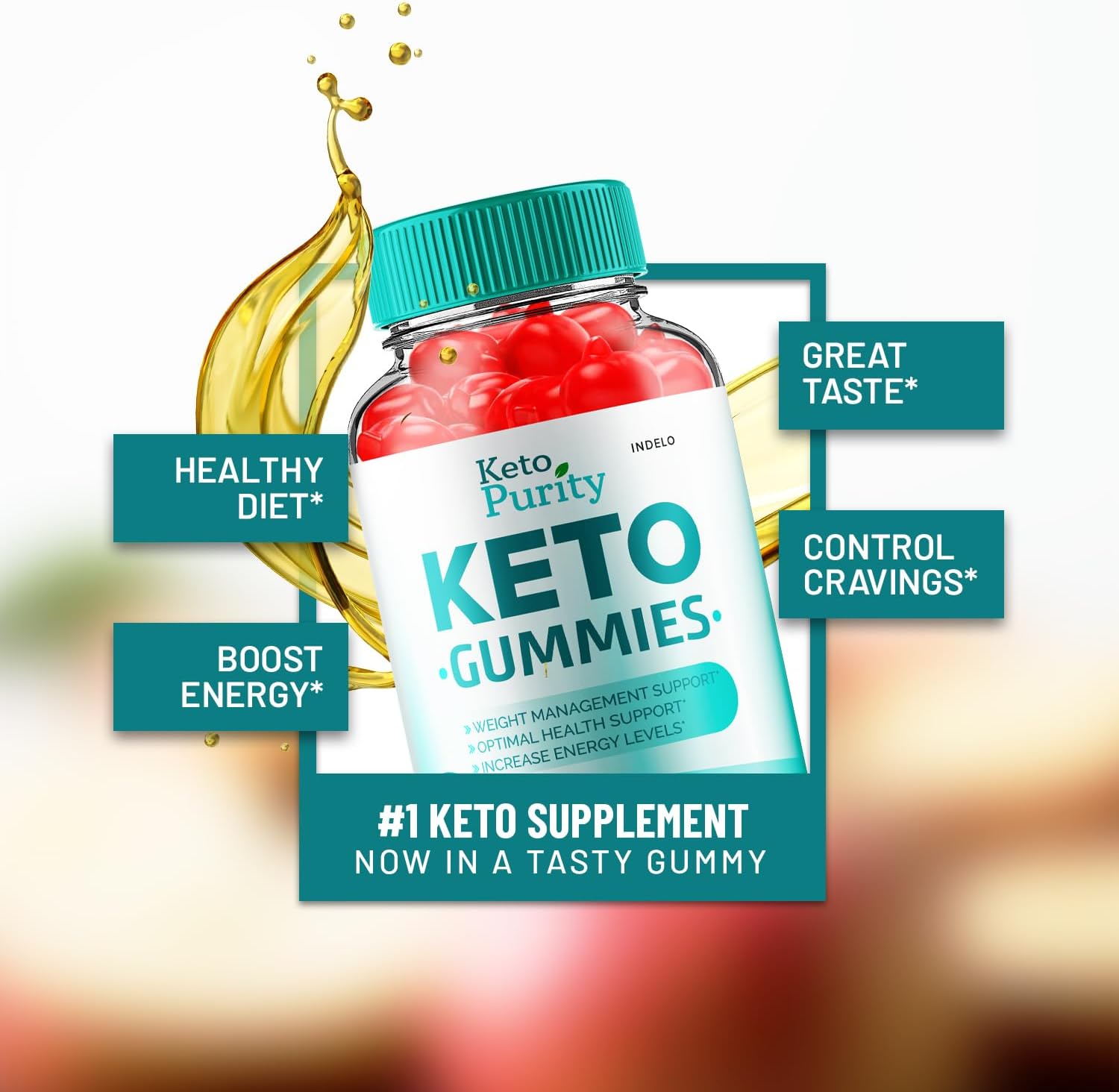 Keto Purity ACV Gummies (60 gominolas)