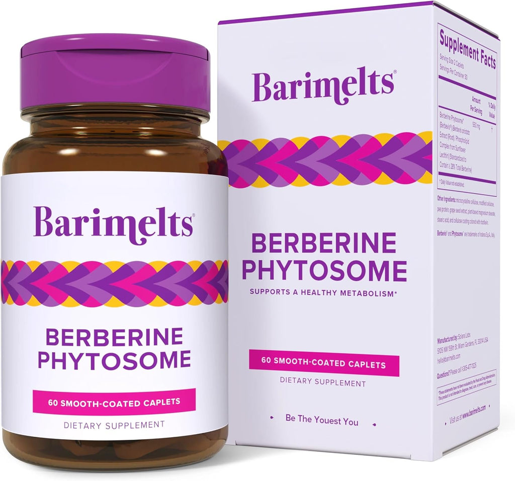 BariMelts Berberine Phytosome 550mg – 60 Caplets Recubiertos