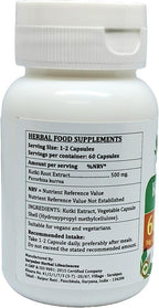 Satya Naturals Kutki Forte Cápsulas 500 mg - 60 Cápsulas Vegetales - Extracto de Kutki (Picrorhiza Kurroa) 10:1