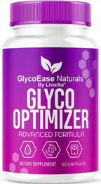 GlycoEase Glyco Optimizer - Complemento Natural en Cápsulas, 60 Cápsulas para 1 Mes
