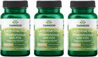 Swanson Lactobacillus Rhamnosus con FOS - 5 mil millones UFC - 60 Cápsulas Veganas
