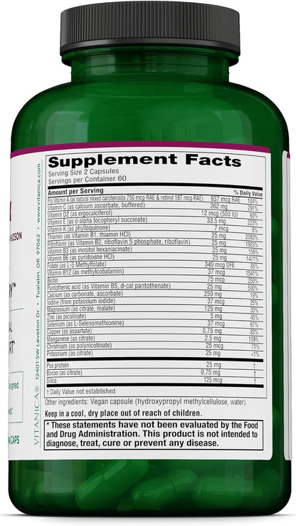 Vitanica Vegan Symmetry - Multivitamínico – Sistema inmunitario: La vitamina C y el zinc (presente en la fórmula) – Image 2