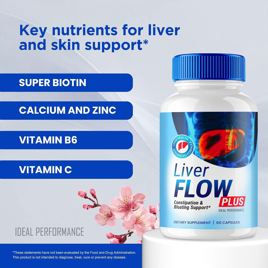 Liver Flow Plus Cápsulas - Suplemento para la Salud Intestinal y el Bienestar General