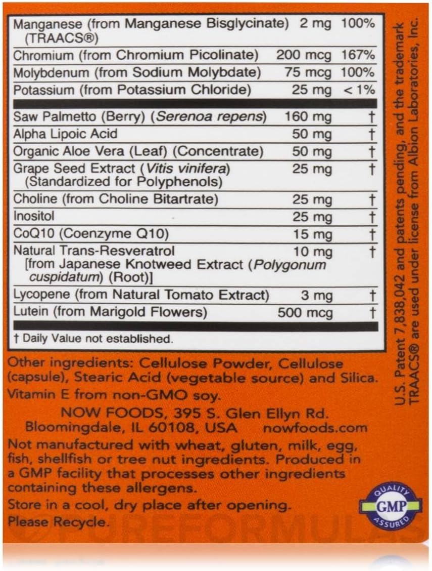 Now Foods ADAM Multivitamínico Superior para Hombres 90 cápsulas