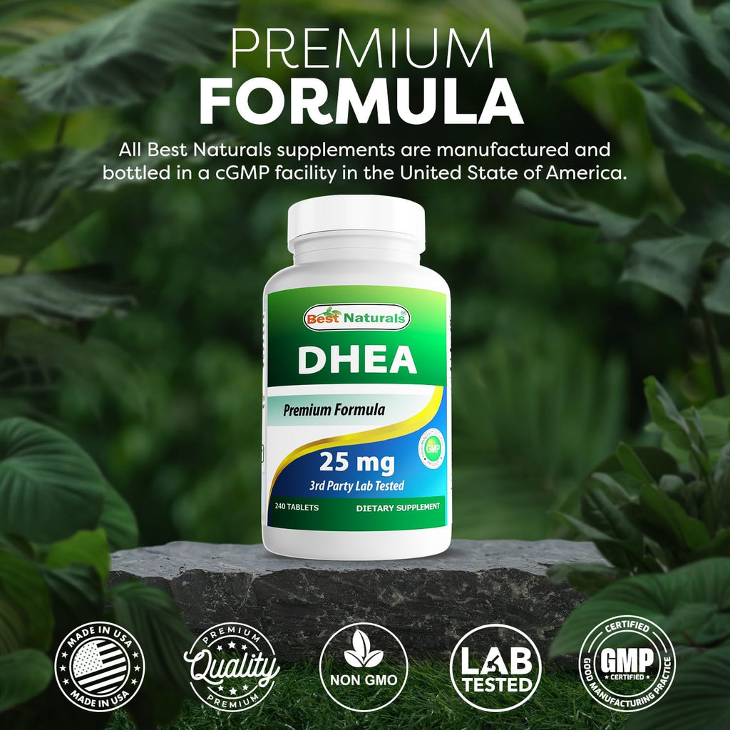 Best Naturals DHEA 25 mg - 240 Cápsulas