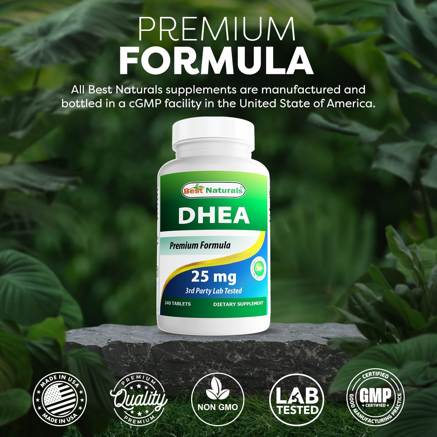 Best Naturals DHEA 25 mg - 240 Cápsulas