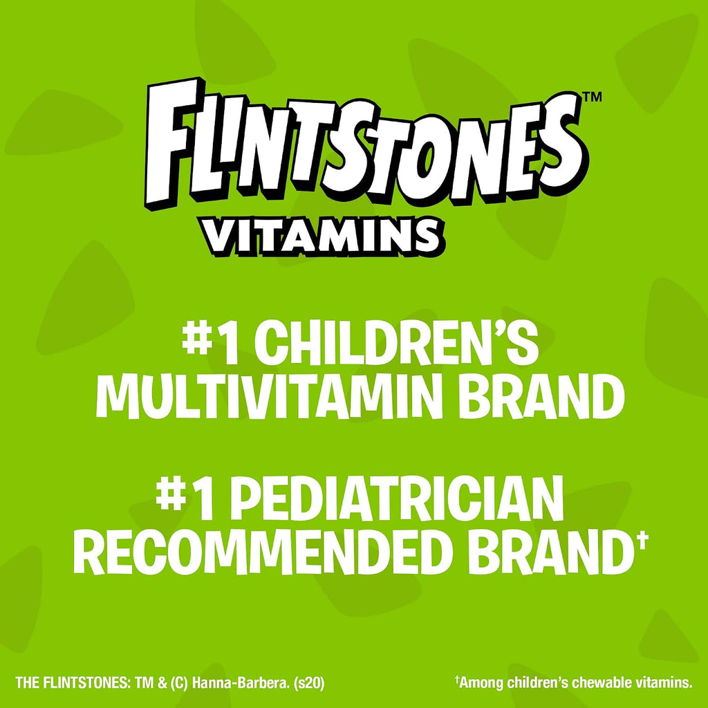 Flintstones Plus Iron Vitaminas Masticables con Hierro - 60 unidades