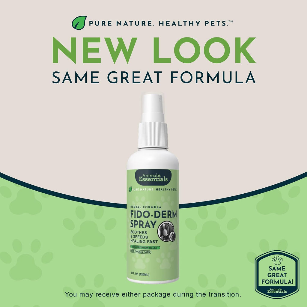 Fido-Derm Spray Herbal para la Piel – Alivio del Picor y Puntos Calientes – 118 ml