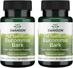 Swanson Full Spectrum Eucommia Bark 400 mg 60 Cápsulas Vegetales