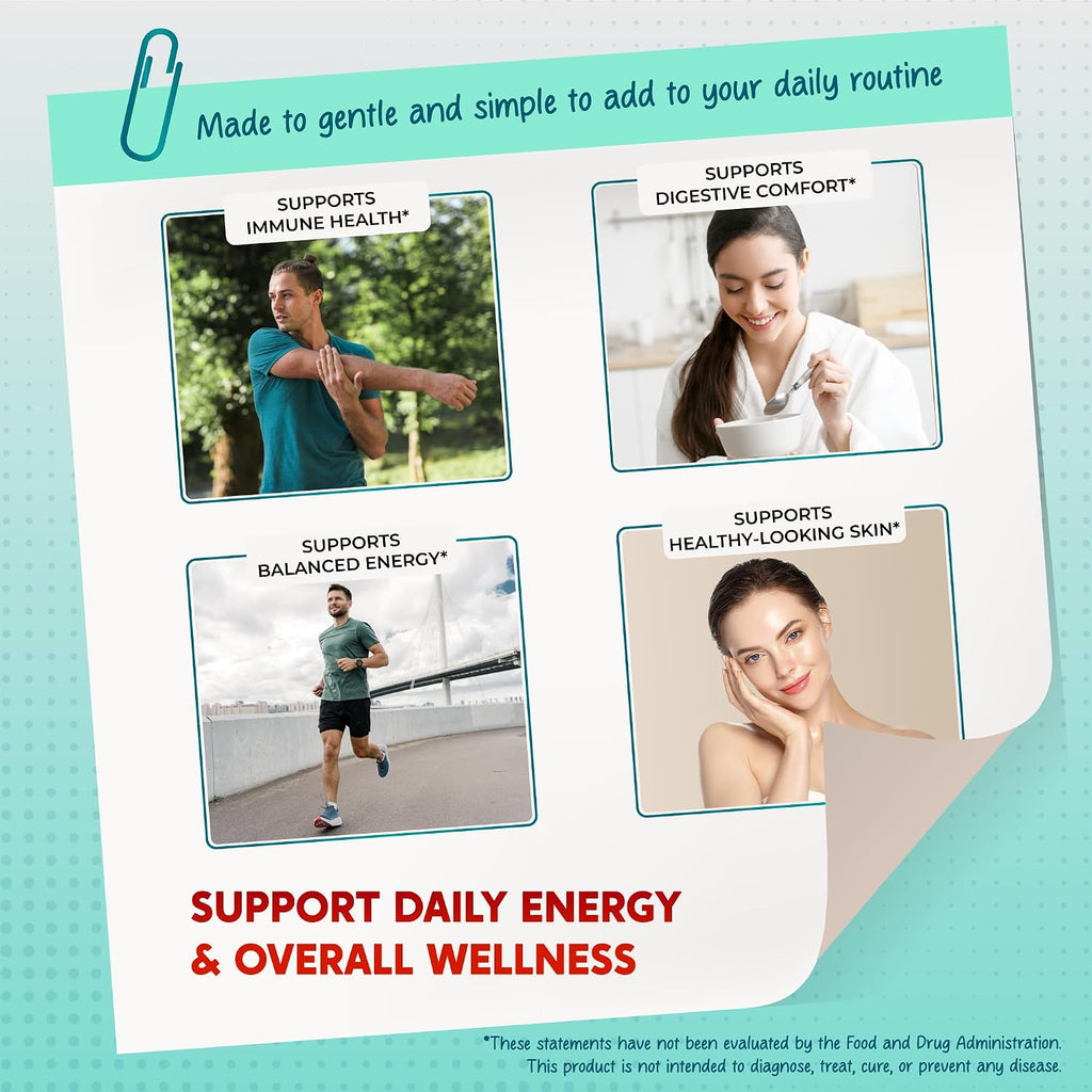 PEAKPURY Sea Moss Black Seed Oil Ashwagandha Ginger Burdock Bladderwrack - Apoyo Inmunitario