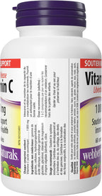 Webber Naturals Vitamin C Timed Release 1,000 mg, 60 Tablets