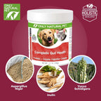 Only Natural Pet Complete Gut Health Complex - Probióticos y Enzimas Digestivas para Perros y Gatos - 99g (Pack de 2)