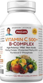 ANDREW LESSMAN Vitamina C 500 Plus B-Complex 360 Cápsulas