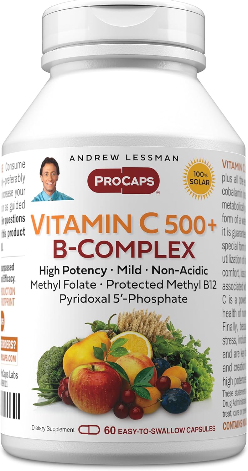 ANDREW LESSMAN Vitamina C 500 Plus B-Complex 360 Cápsulas