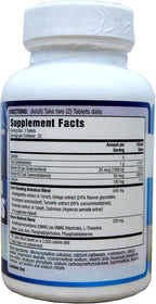 Lumintrail Nutrition Healthy Brain All Day Focus - Suplemento de extracto de cúrcuma y nutrientes cerebrales, 50 comprimidos con pastillero
