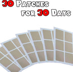 Focus Patch - Parches de Apoyo a la Función Cerebral con Vitaminas D3, A, B9, B1, B2, B3, B6, B7 (Biotina), Citrato de Zinc y B12 - 30 Parches - Vegano y Resistente al Agua