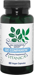 Vitanica OC Companion – Apoyo Nutricional para Anticonceptivos Orales, 60 Cápsulas Veganas