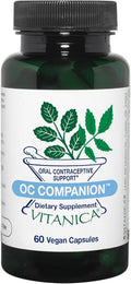 Vitanica OC Companion - Soporte de anticonceptivos orales con vitaminas y DIM, 60 cápsulas