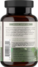 TERRA ORIGIN Veggie Superfood Supplement - 90 Cápsulas Vegetales