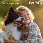 Pet MD Omega Bites de Salmón para Perros - Suplemento de Omega 3 y 6 con DHA y EPA - 60 Masticables