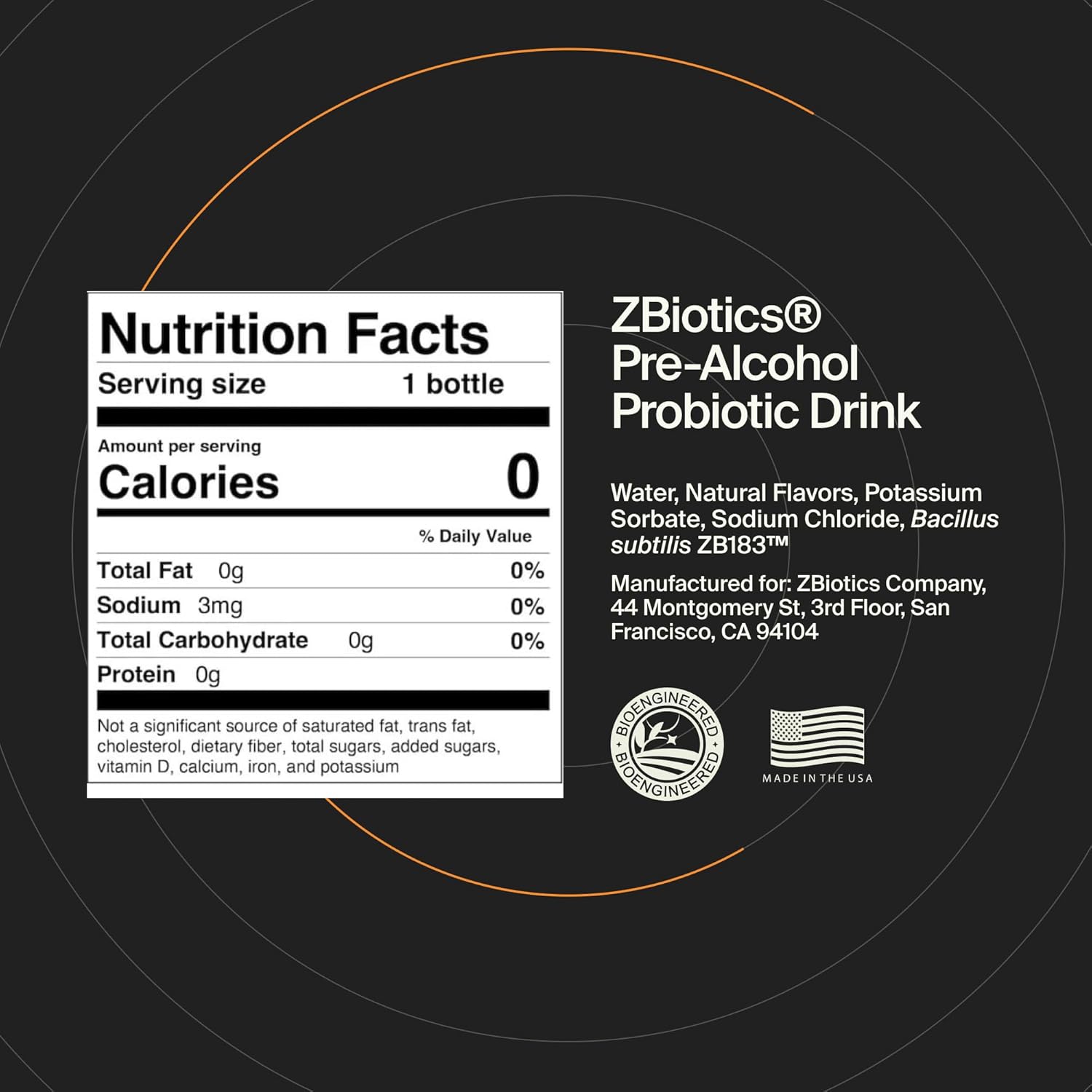 ZBiotics — Probiótico antes de beber alcohol, despierta mejor, respaldado por la ciencia, patentado, 12 botellas de 14 ml
