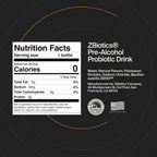 ZBiotics Probiótico Pre-Alcohol (6 botellas de 0.5 fl oz)