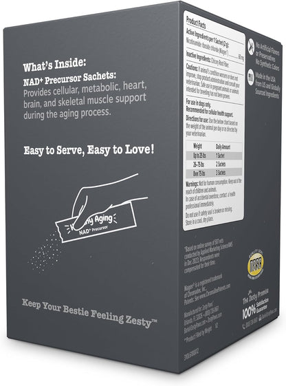 Zesty Paws Suplemento NAD+ Precursor para – Promover la salud cardíaca : el corazón requiere un suministro – Image 8