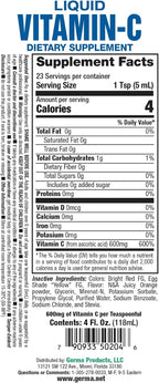 Germa Vitamina C Líquida Sin Azúcar 500 mg - 118 ml