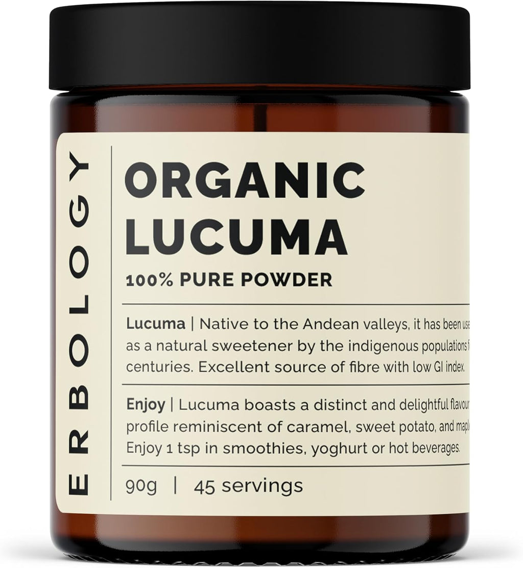Erbology Lucuma en Polvo Orgánico - 3.2 oz (90g) - 45 porciones