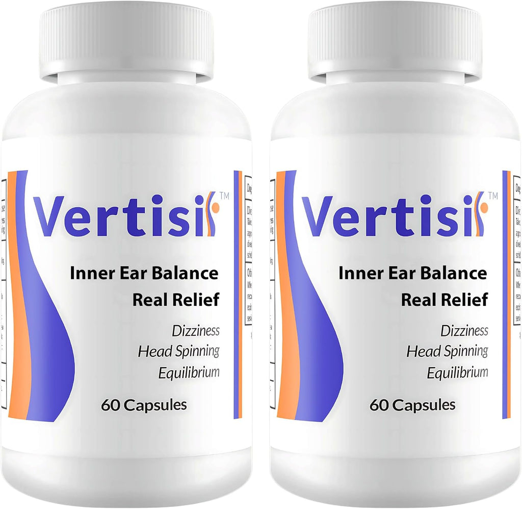 Vertisil Suplemento para Ayudar a Combatir el Vértigo - 120 Cápsulas (2 Envases)