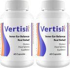 Vertisil Suplemento para Ayudar a Combatir el Vértigo - 120 Cápsulas (2 Envases)