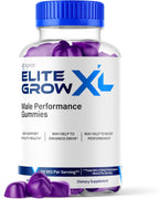 Elite Grow XL Gummies - Complemento Alimenticio en Gominolas, Fórmula Avanzada, 60 Gominolas