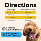 Doc Itchy: Golosinas probióticas Itch Recovery para perros - L. Sakei y L. Paracasei - 90 unidades