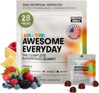 Awesome Everyday Essential Daily Nutrition Gummies – Gominolas Nutricionales Diarias con Aminoácidos Esenciales, Vitaminas, Minerales y Superalimentos Fermentados