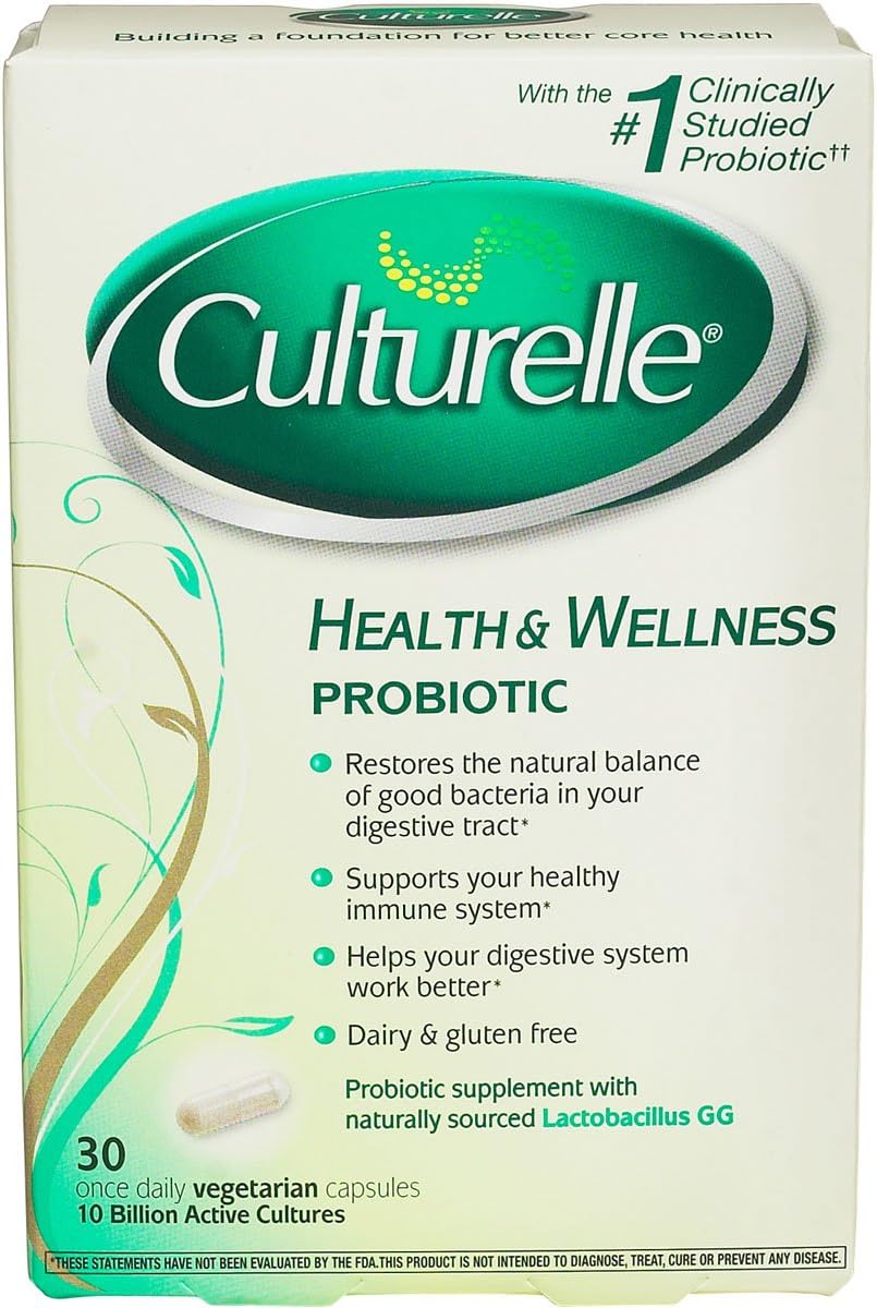 Culturelle con Lactobacillus GG - 30 Cápsulas Vegetarianas