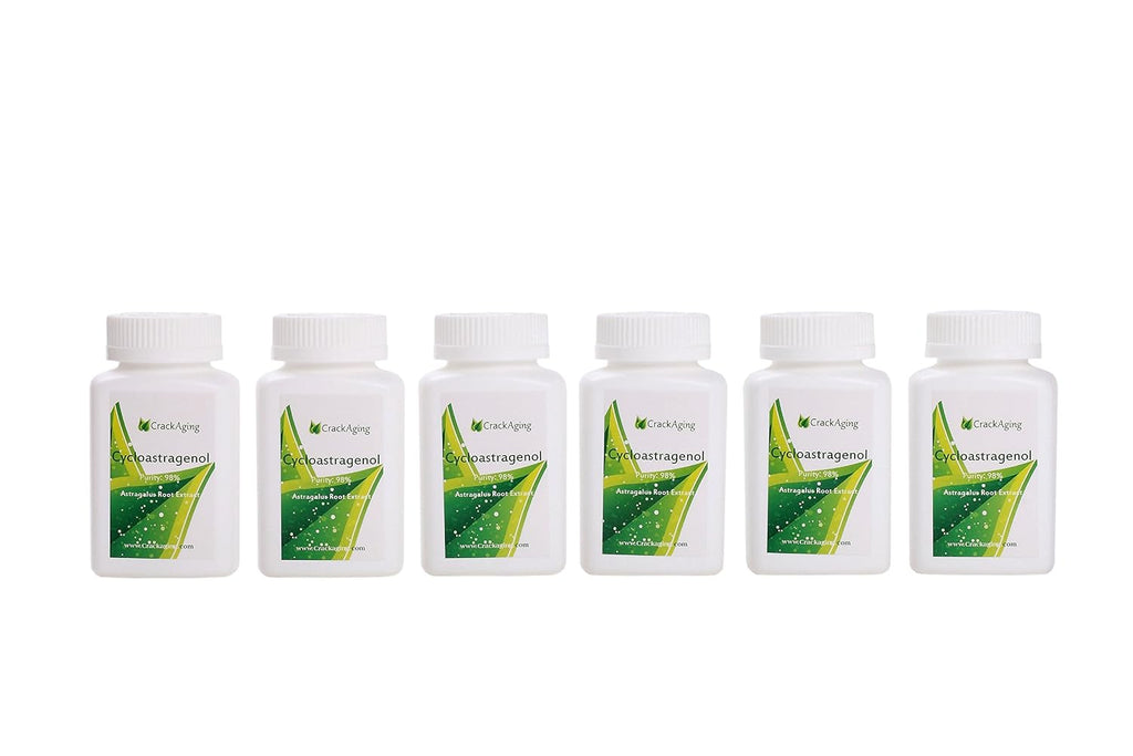 Crackaging Super-Absorption Cycloastragenol 98% 25mg 180 Cápsulas (6 Botellas)