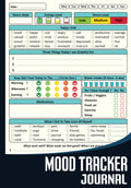 Mood Tracker Journal: Diario de Salud Mental y Bienestar con Indicaciones - Para Aliviar Estrés, Depresión y Ansiedad - Para Mujeres, Hombres y Adolescentes