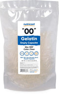 Nutricost Cápsulas Vacías Tamaño 00 - 500 Cápsulas de Gelatina Transparentes - Certificado Kosher, No GMO, Sin Soja, Sin Gluten