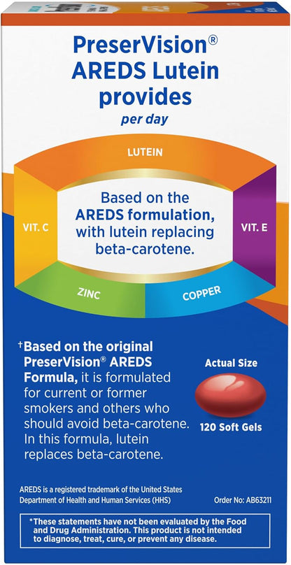 PreserVision AREDS Lutein – Multivitamínico – El zinc contribuye al mantenimiento de la visión normal. – Image 3