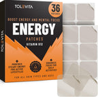 TOLEVITA Parches de Energía con Vitamina B12 - 36 Unidades