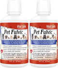 Vital Earth Minerals Pet Fulvic - Alivio para Alergias y Apoyo Articular, 16 oz (Pack de 2)