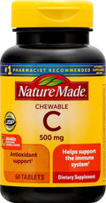 Nature Made Vitamina C Masticable 500 mg – 60 Comprimidos