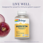 SOLARAY QBC Plex - Quercetin, Bromelain & Vitamin C - 120 Vegan Capsules