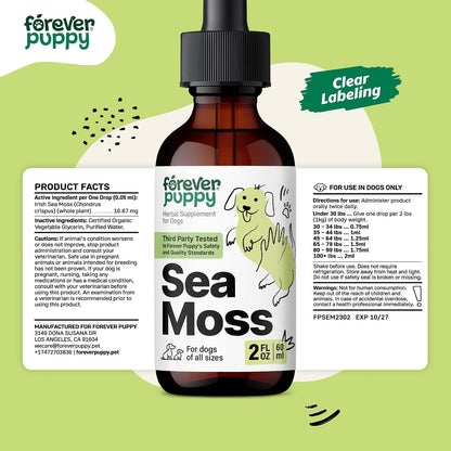 Irish Sea Moss Drops for Dogs - Thyroid – Glicerina vegetal: Agente humectante natural que ayuda a estabilizar el – Image 7